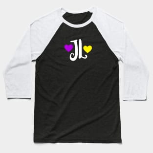 Love J and L Baseball T-Shirt